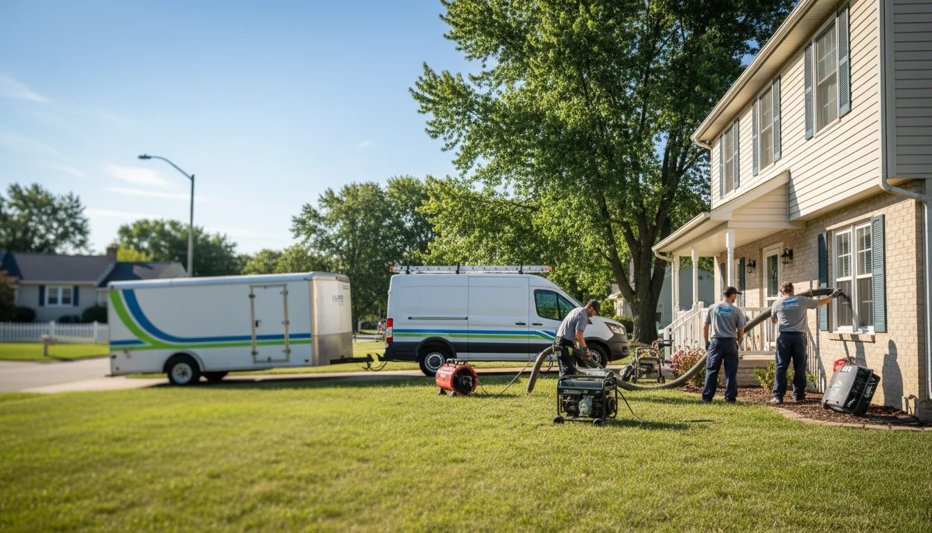Flooded Basement Restoration And Cleanup With Repair in Walton, NE near me